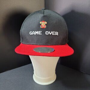 SUPER MARIO BROS Game Over Snapback Baseball Hat/Cap